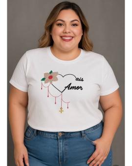 Blusa Feminina Plus Size Estampada