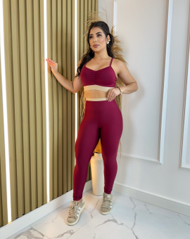 Conjunto para Malhar Top e Calça Leg