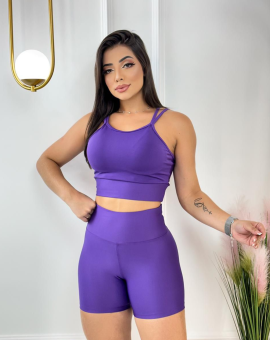 Conjunto Top e Shortinho para Treino