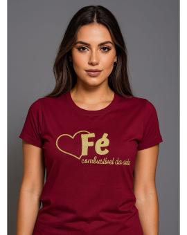 T-shirt Feminina Cristã Estampada