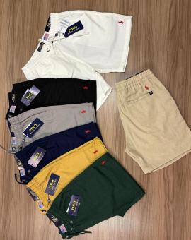 Bermuda Curta Masculina de Linho