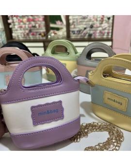 Bolsinha Infantil Colorida com Alça Lateral