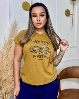 Blusa Feminina de Algodão Estampada