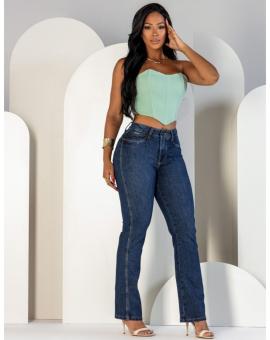 Calça Boot Cut Jeans Premium