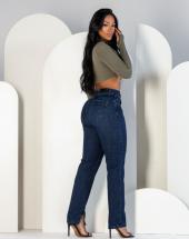 Calça Jeans Reta Feminina Tradicional Atacado 44 Goiânia