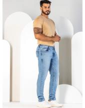 Calça Masculina Slim Jeans Claro Atacado 44 Goiânia
