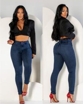 Calça Skinny Feminina Cintura Alta
