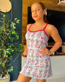 Camisola de Alcinha Feminina Confortável