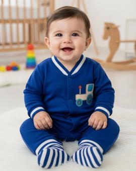 Macacão Bebê Manga Longa