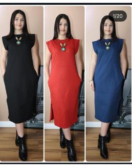 Vestido Midi Muscle Tee Moletinho