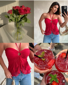 Blusa Feminina de Tule com Bojo