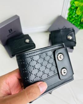 Carteira Masculina de Couro Sintético