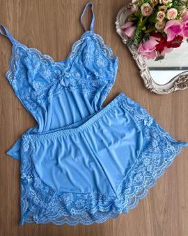 Baby Doll Luxo de Renda