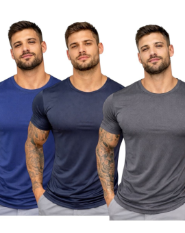 Camiseta Masculina Lisa de Academia