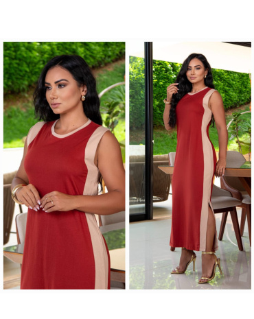 vestido-midi-faixa-lateral-cavado-atacado-rua-44-goiania 