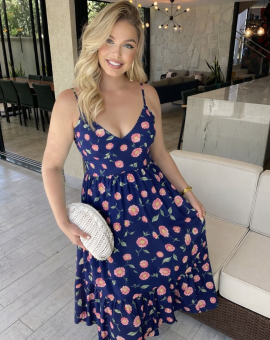 Vestido Curto de Alcinha Rodado