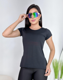 Blusa Dry Fit Feminina Pretinha