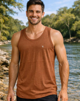 Camiseta Regata Masculina Lisa