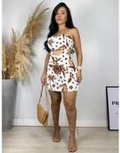 Macaquinho Estampado Alcinha com Bojo Atacado 44 Goiânia