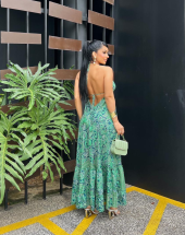 Vestido Longo Indiano Várias Formas Amarração Atacado 44 Goiânia