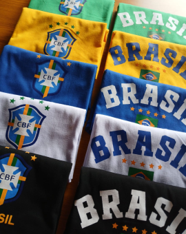 Camiseta Infantil Unissex Seleção Brasileira