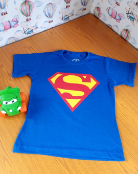 Camiseta Infantil do Super Homem