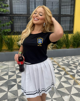 T-shirt de Algodão Seleção Brasileira