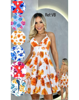 Vestido Curto de Alcinha com Bojo