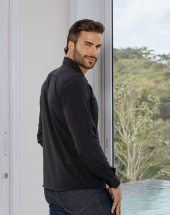 Camisa Masculina Social Manga Longa Preta Atacado 44 Goiânia
