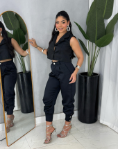 Conjunto Alfaiataria Colete Calça Jogger Atacado 44 Goiânia