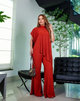 Conjunto Feminino Liso Elegante Anarruga