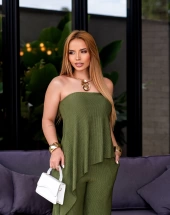 Conjunto Tomara que Caia Calça Pantalona Atacado 44 Goiânia